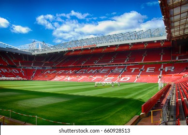 Old Trafford Stadium, Home Stadium of Manchester United Football Club, Picture Taken on 8 September 2009
