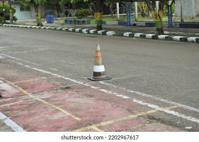 Old Trafic Cone At Street