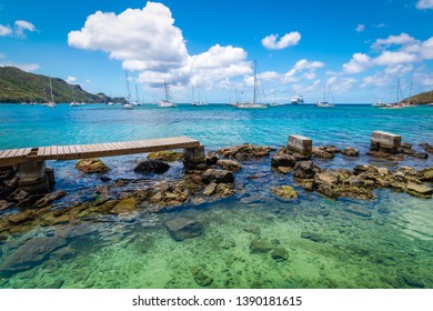 Old Trail From Belmont Beach To Princess Margaret Beach In Bequia.