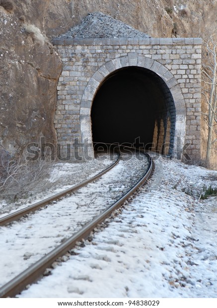 Old Train Brick Tunnel Railway Mountain Stock Photo (Edit Now) 94838029