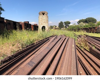 Old Train Station In Beqaa Valley In Lebanon