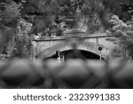 Old train trestle in Harpers Ferry West Virginia