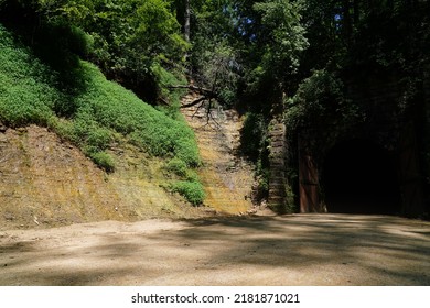 Old Train Tunnel On Elroy To Sparta Wisconsin Nature Bike Trail