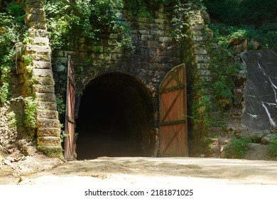 Old Train Tunnel On Elroy To Sparta Wisconsin Nature Bike Trail