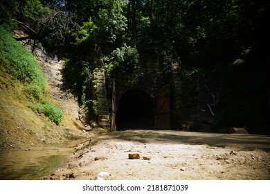 Old Train Tunnel On Elroy To Sparta Wisconsin Nature Bike Trail