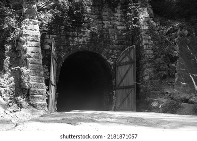 Old Train Tunnel On Elroy To Sparta Wisconsin Nature Bike Trail