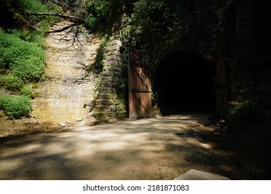 Old Train Tunnel On Elroy To Sparta Wisconsin Nature Bike Trail