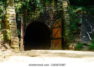 Old Train Tunnel On Elroy To Sparta Wisconsin Nature Bike Trail