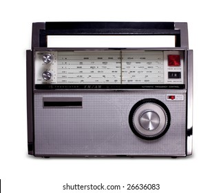 Old transistor radio - Shutterstock ID 26636083