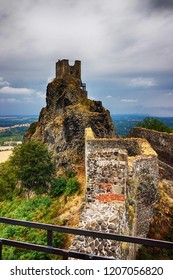 old trosky castle as most romantic place from czech republic  - Shutterstock ID 1207056820