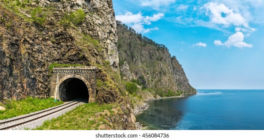 Old Tunnel On Circum-Baikal Railway, Lake Baikal