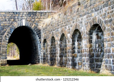 The Old Tunnels On Baikal Railway