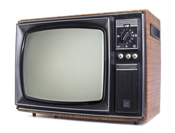 Vintage tv containing tv, television, and isolated | Technology Stock ...