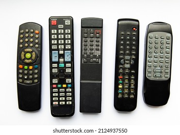 Old TV Remote Controls. Old Stuff.