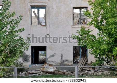 Old abandoned fish factory in Chioggia