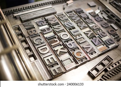 Old Typography Printing Machine