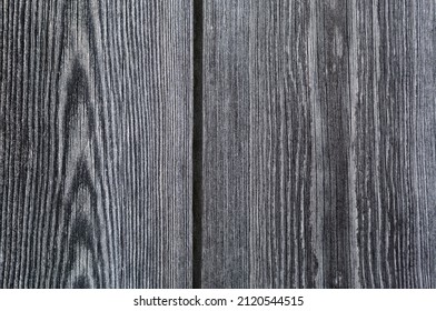 Old, Unpainted Boards Turned Gray From Exposure To The Sun And Nature, A Natural Texture Appeared, Natural Environmental Exposure Close-up