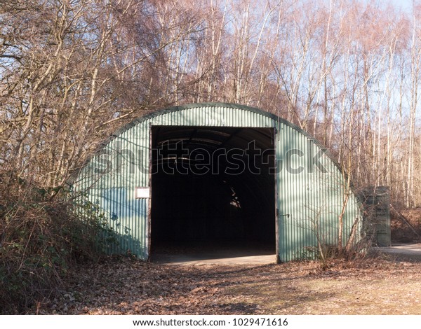 Old Unused Bunker Door Way Shed Stock Photo Edit Now 1029471616