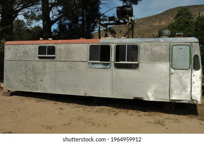 An Old Unused Bus Parked On The Prince Alfred Hamlet Pass