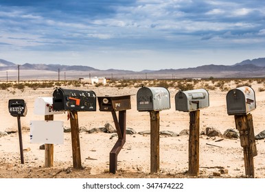 Old US Mailboxes along Route 66 - Powered by Shutterstock