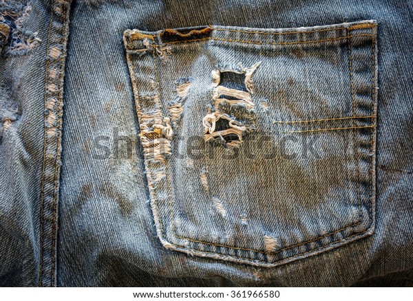 used blue jeans