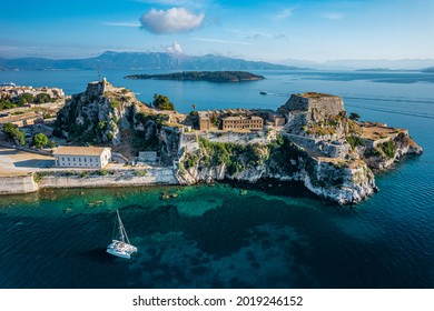 Old Venetian Fortress in Corfu, Greece