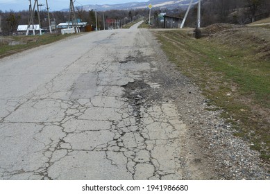 Old Village Road In Need Of Repair After Winter