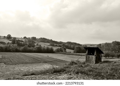 An Old Village Well In Grey - Yellow Tint.