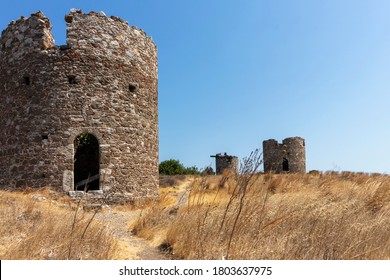 Old Datça Kızlan Village Windmills.