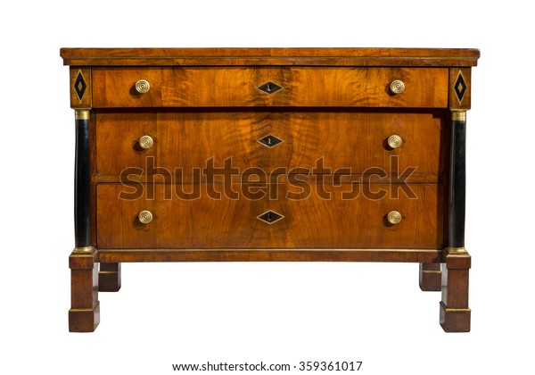 Old Vintage Antique Chest Drawers Bureau Objects Interiors
