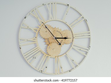 Old vintage clock - Shutterstock ID 419772157