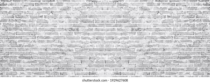 Old Vintage Retro Style Grey Bricks Wall For Brick Background And Texture.	