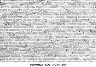 Old Vintage Retro Style Light Color Bricks Wall For Brick Background And Texture.