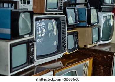 Old Vintage Television Set 