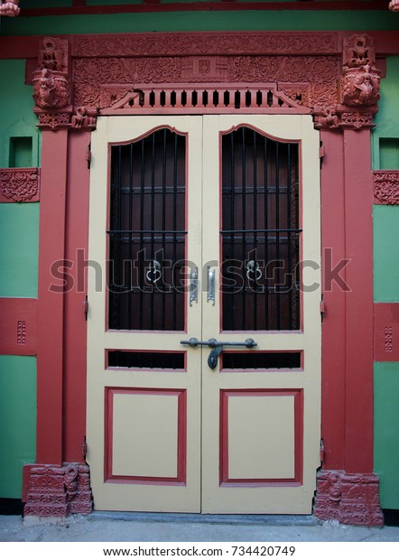 Old Vintage Traditional Wooden Door Heritage Stock Photo Edit Now