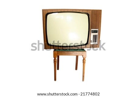 Similar – Image, Stock Photo hitchhikers Yellow TV set