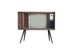 Vintage tv containing tv, television, and isolated, a Technology Photo ...