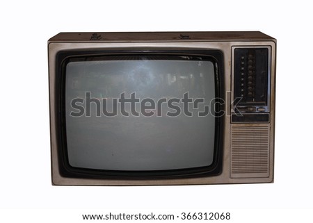 Similar – Image, Stock Photo hitchhikers Yellow TV set