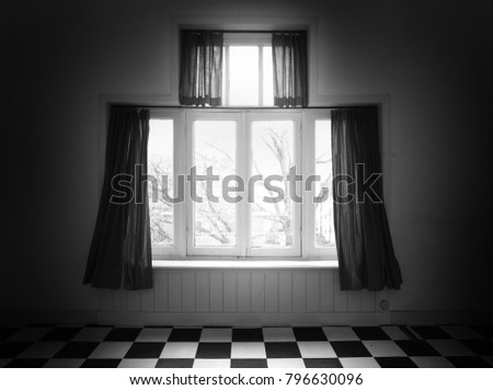 Similar – Play of light Ruin Window