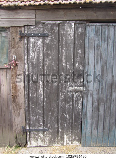 Old Vintage Worn Door Lock Fittings Stock Photo Edit Now 1025986450