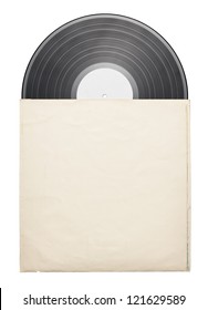 Old Vinyl Record In A Paper Case