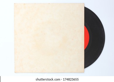 Old Vinyl Record In A Paper Case