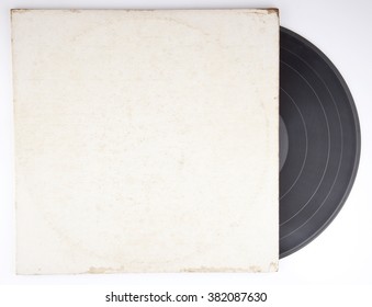 Old Vinyl Record In A Paper Case