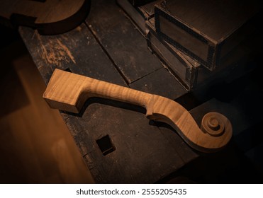 the old violin luthier's workshop - Powered by Shutterstock