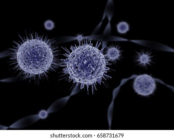 Old viruses under the electron microscope