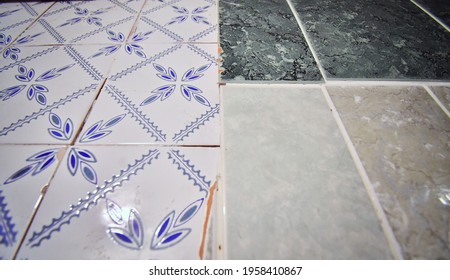 Old VS New Toilet Tiles