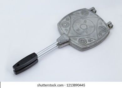 Old Waffle Iron For Baking Of Cookies