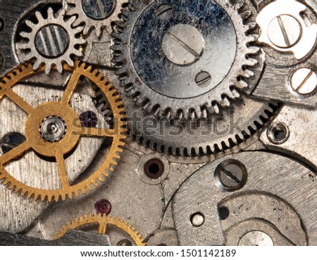 old wall clock, high resolution and detail