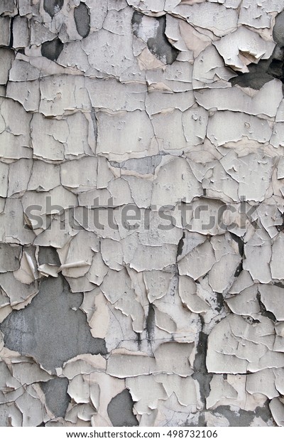 Old Wall Cracks Peeling Paint Old Stock Photo Edit Now 498732106