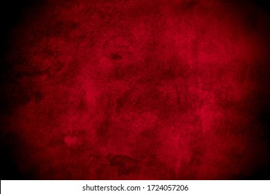 Old Wall Texture Cement Black Red  Background Abstract Dark Color Design Are Light With White Gradient Background.